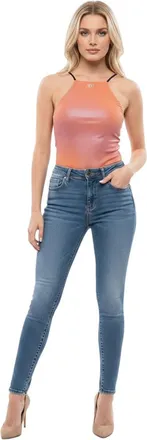 Diesel Blue Skinny High Rise Jeans