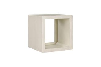 POMAX Estanter&iacute;a de yeso blanco roto