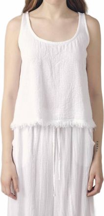 Blanca Solea Tank Top In White