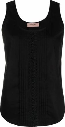 Twinset Donna, Top, Nero, S, new