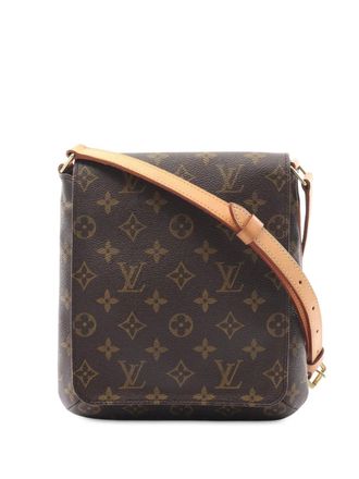 Louis Vuitton 2002 Monogram Musette Salsa PM Long Strap crossbody bag - Brown