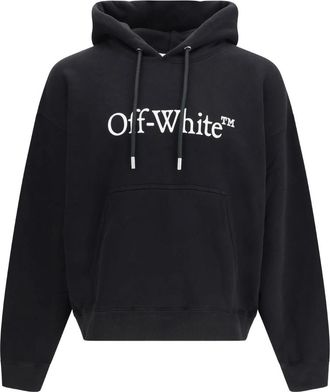 Off-white Big Bookish Skate Hoodie - Heren - Hoodies - Zwart - M - Katoen - Hoodies & sweatvesten
