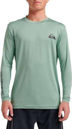Quiksilver Everyday Surf Long Sleeve Performance Rashguard in Granite Green at Nordstrom, Size Xx-Large
