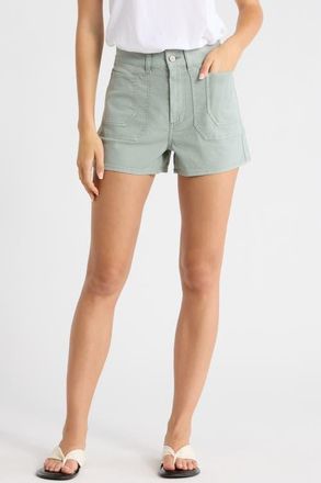 Paige Laken Denim Shorts in Vintage Seaglass at Nordstrom, Size 26