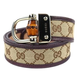Gucci Pre-owned Belts, unisex, Beige, Size: ONE SIZE Pre-owned Vintage Belt