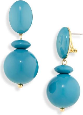 Lele Sadoughi Aventura Beaded Drop Earrings in Turquoise at Nordstrom