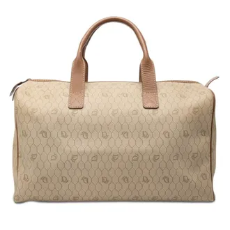 Dior Pre-owned Dior Honeycomb Coated Canvas Boston Bag Unisex XVQ3ZICAAEE4X9O8