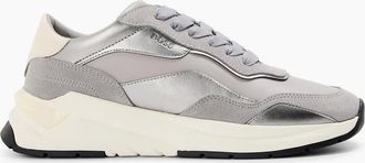 HUGO BOSS Womens Womens Runn Ltsdmt1 10260535 0 Low Top Trainers - Grey - Size: 6