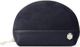 FAIRFAX & FAVOR Womens Chiltern Coin Purse In Navy Suede