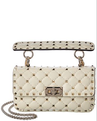 Valentino Rockstud Spike Small Leather Shoulder Bag