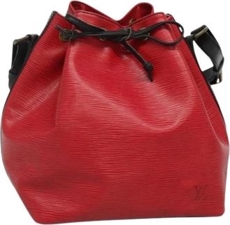 Louis Vuitton Pre-owned Bucket Bags, female, Red, Size: ONE SIZE Pre-owned Leather louis-vuitton-bags