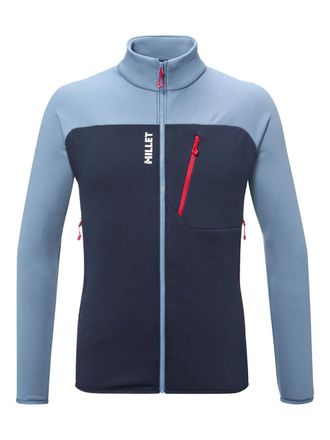 Pascal Millet two-tone zip-up jacket - men - Elastane/Recycled Polyester - S - Blue