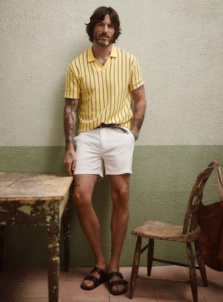 Le 31 Mens Stretch chino short Inseam: 5