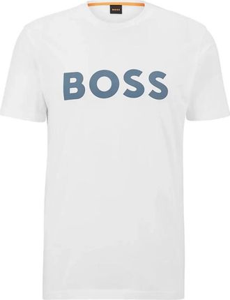 HUGO BOSS Logo T-shirt - Heren - T-shirts - Wit - XL - Katoen - Tops