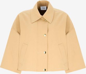 Akris Kurze Regenjacke aus Gabardine