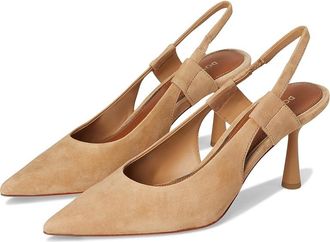 Donald J Pliner Elliemay High Womens Heels Camel : 7.5 M, Leather