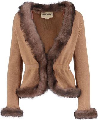 Valentino Cashmere And Shearling Jacket