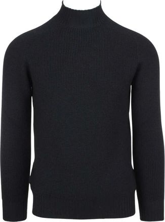 Gran Sasso Lupo Turtleneck Sweater - Heren - Coltruien - Zwart - L - Wol - Truien & Vesten