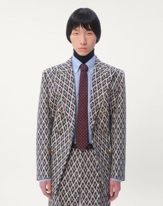 Valentino Garavani Cravatta Valentie In Seta Con Micro Check Uomo MULTICOLOR UNI