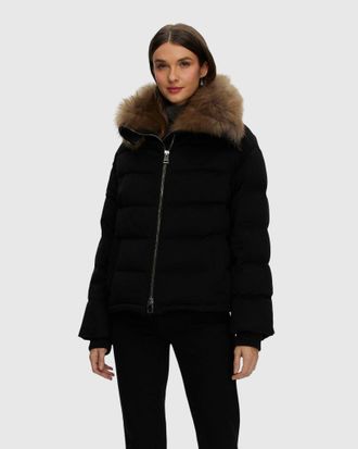 Gorski LORO PIANA CASHMERE DOWN JACKET WITH SELECT CASHMERE GOAT COLLAR