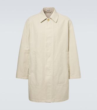 Auralee Cappotto in twill di cotone