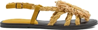 Paloma Barcel&oacute; Schoenen, Dames, Geel, 37 EU, Alicia Raffia