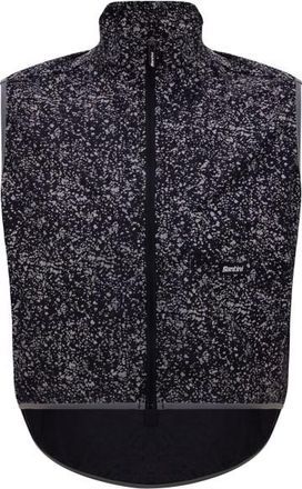 Santini High Vis Cropped Over-Vest Velogilet - Unisex | grau