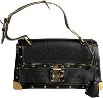 Louis Vuitton Pre-owned Shoulder Bags, female, Black, Size: ONE SIZE Pre-owned Leather Shoulder Bag