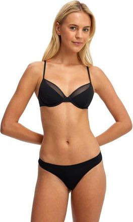 Cotton On Womens Double Layer Underwire Bra in Black at Nordstrom, Size 32A