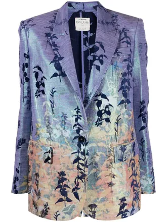 Forte_Forte Blazer a fiori - Viola