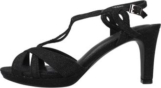 La Strada Sandalia Tacon de Fiesta - Dames - Sandalen met hakken - Zwart - 38 EU - Schoenen