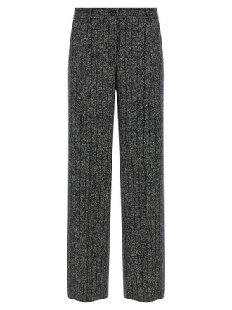 Dolce & Gabbana Bicolor Virgin Wool Casual Womens Pants