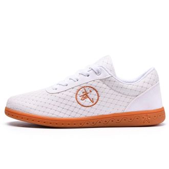 Generic Taekwondo Shoes Boxing Kung Fu Taichi Trainning Non-Slip Martial Arts for Men Women(White,9.5 UK)