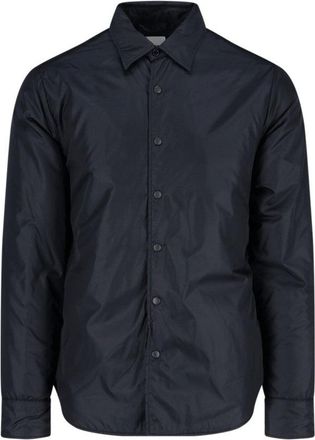 Aspesi Tailored Black Shirt With Modern Finishing Touches