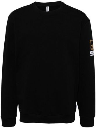 Moschino crew neck long sleeve sweatshirt - Black