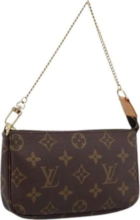 Louis Vuitton Pre-owned Accessory Pouch - - Pre-owned - Donna - Marrone - ONE SIZE