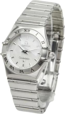 Omega Pre-owned Constellation Mini Stainless Steel - Dames - Vintage Horloges - Wit - ONE Size - Vintage