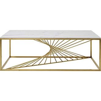 Kare Design Couchtisch Art Marble Glass 140x70cm