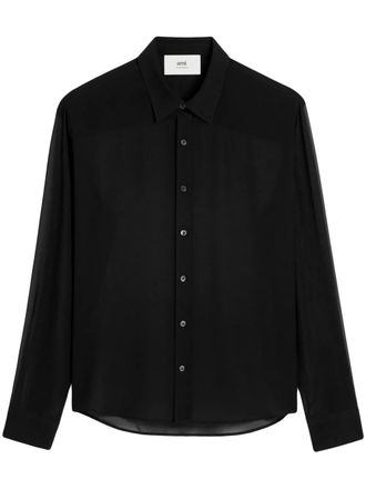 Ami crepe shirt - Black