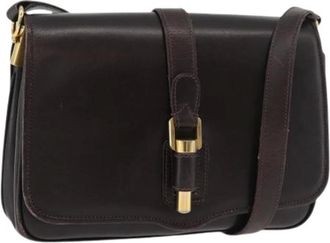 Gucci Pre-owned Cross Body Bags, female, Brown, Size: ONE SIZE Pre-owned Vintage Shoulder Bag