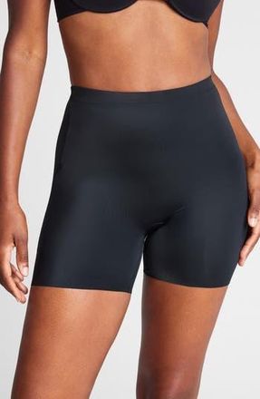 Spanx Shaping Mid Thigh Shorts in Very Black at Nordstrom Rack, Size X-Large