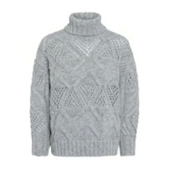 Marc Aurel Truien & Vesten, Dames, Grijs, S, Chunky Gebreide Trui