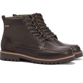 Barbour Sheene Moc Toe Boot in Brown at Nordstrom Rack, Size 13
