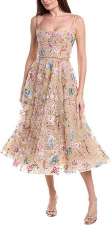 Bronx and Banco Bronx And Banco Mademoiselle Embroidered Midi Dress