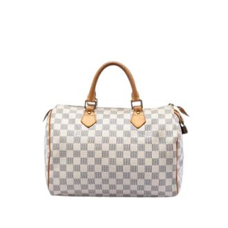 Louis Vuitton Pre-owned Handbags, female, White, Size: ONE SIZE Pre-owned Speedy 30