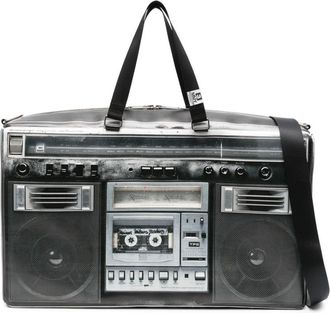 Miharayasuhiro Boombox-print tote bag - women - Polyurethane/Nylon/Nylon - OS - Black