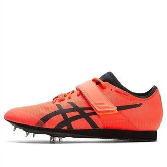 Asics Mens Triple Jump Pro 3 Shoes In Sunrise Red/black