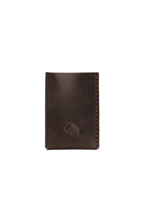Ezra Arthur Minimalist Card Holder Wallet in Malbec at Nordstrom