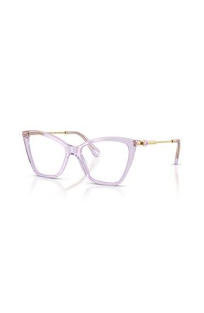Swarovski 53mm Cat Eye optical glasses in Violet at Nordstrom