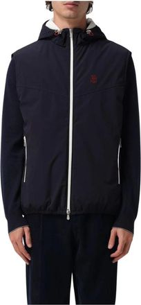 Brunello Cucinelli Hombre, Chaquetas, Azul, Talla: L